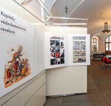 Komiksová výstava mapuje dějiny vědeckotechnických pokroků lidstva