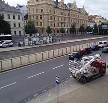 Světelné křižovatky v Plzni ráno postihl výpadek