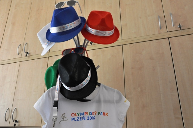 Na Olympijský park Plzeň upozorní nové propagační předměty