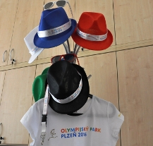 Na Olympijský park Plzeň upozorní nové propagační předměty