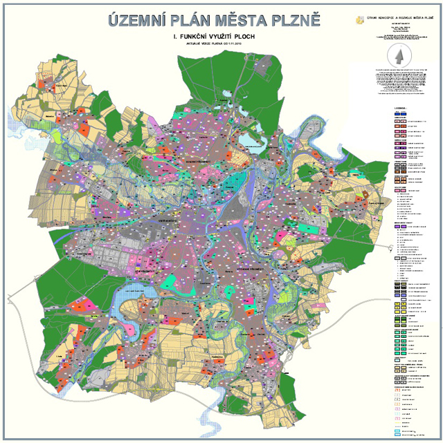 Současný platný Územní plán města Plzně