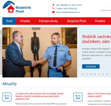 Projekt Bezpečná Plzeň má nové webové stránky, jsou přívětivější pro uživatele