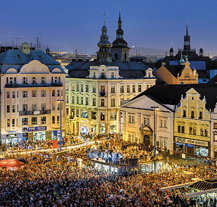 Do Plzně přijelo vloni ještě o procento víc turistů než v roce 2015