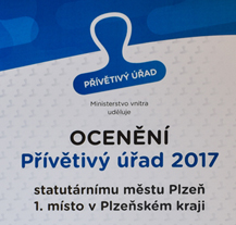 Magistrát opět získal první místo v rámci kraje v soutěži Přívětivý úřad 2017