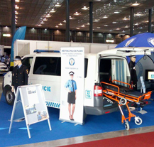 Městská policie Plzeň prezentovala své unikátní vozidlo na mezinárodním veletrhu v Brně