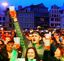 Na 50 tisíc lidí oslavilo 175. výročí plzeňského ležáku