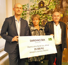 Obytná zóna Sylván podpořila dětský domov Domino