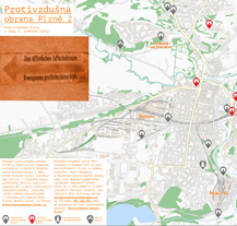 Protivzdušná obrana Plzně vydala novou mapu a video