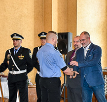 Městská policie ocenila strážníky, Medaili cti obdržel primátor Plzně