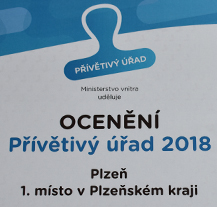 Magistrát opět získal první místo v rámci kraje v soutěži Přívětivý úřad 2018
