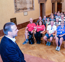 Více než 50 amerických Sokolů navštívilo plzeňskou radnici