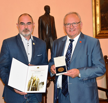 Primátor předal městskou pečeť obchodnímu sládkovi Václavu Berkovi