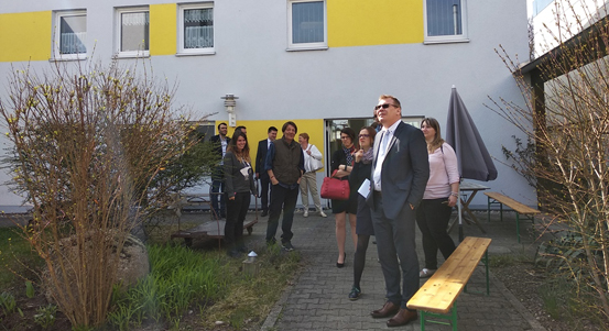 Bydlení a sociální práce v Regensburgu zajímaly radního Davida Šloufa