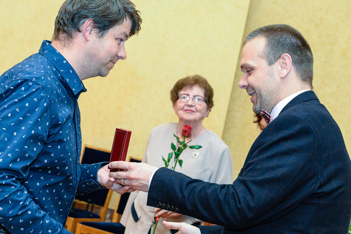 Předávání ocenění (fotografie: M. Pecuch)