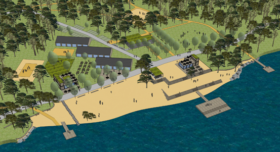 Pláž Ostende u Boleveckého rybníka se rozšíří, přibydou pobytové louky