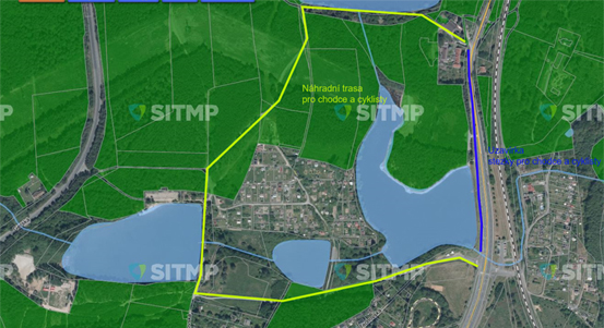 Stezka u Třemošenského rybníka bude uzavřena do konce října