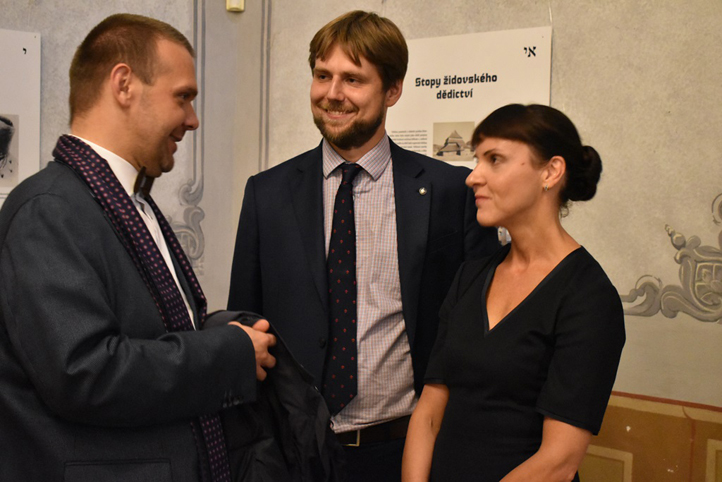 Primátor města Plzně Martin Baxa, velvyslankyně Polska v ČR Barbara Anna Ćwioro a ředitel Polského institutu v Praze Maciej Ruczaj (foto: P. Holub)
