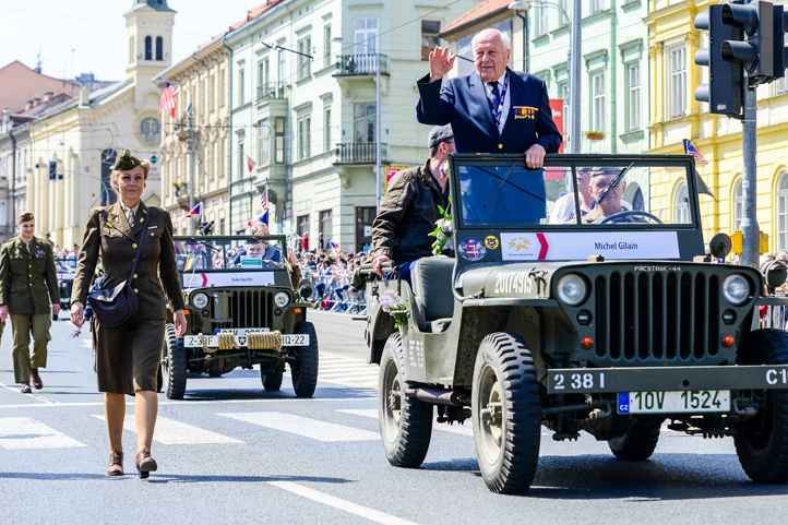 Michel Gilain v Convoy of Liberty během Slavností svobody 2018