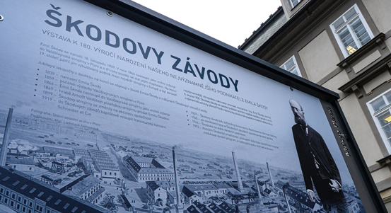 Výročí narození Emila Škody připomene výstava ve Smetanových sadech