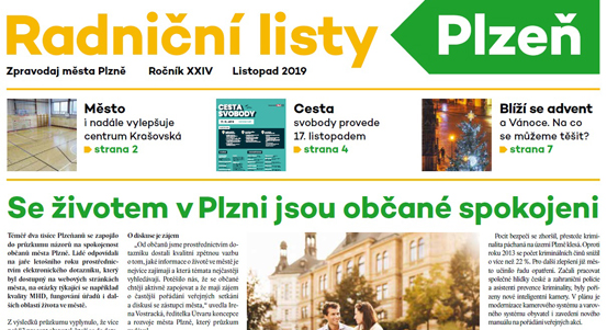 Přečtěte si listopadové Radniční listy