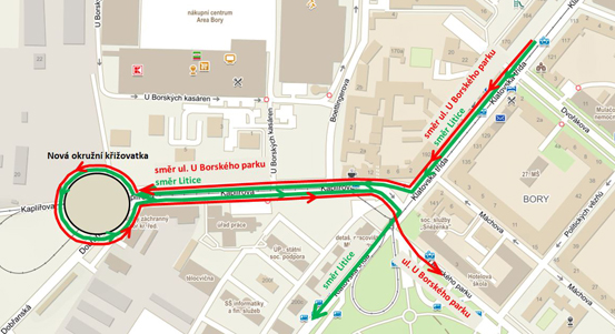 Tramvajová trať na Borská pole je prodloužena