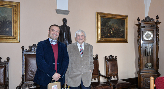 Primátor poblahopřál Zdeňku Bláhovi k životnímu jubileu