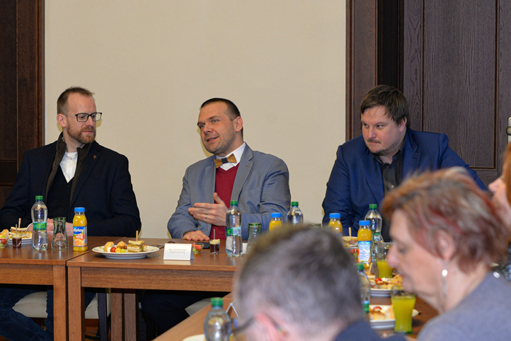 Setkání na plzeňské radnici (fotografie: M. Pecuch)