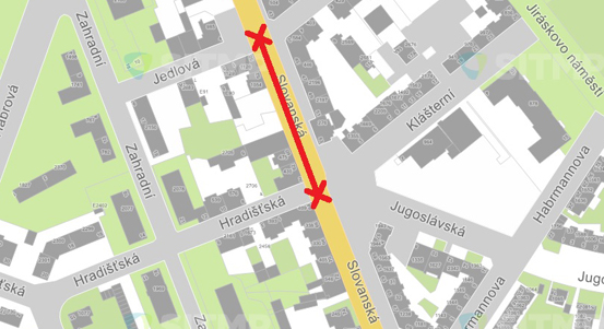 Opravy Slovanské třídy skončí v pátek 22. května