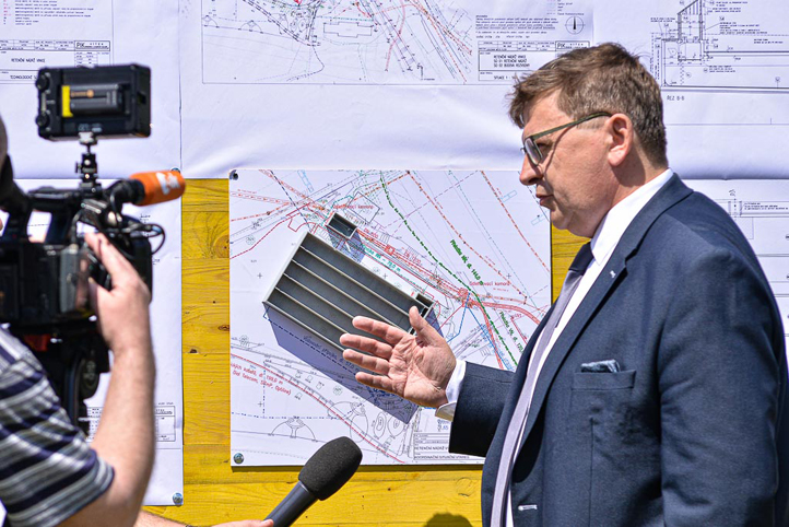 Zahájení stavby Retenční nádrž Vinice (fotografie: M. Pecuch)