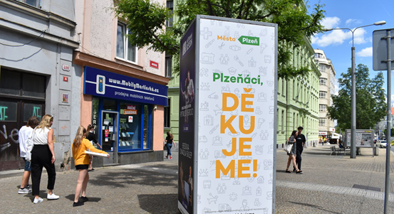 Městem zní: Plzeňáci, děkujeme!