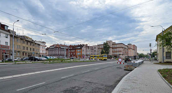 Nová křižovatka u bývalé konečné tramvaje na Borech bude otevřena od 13. června
