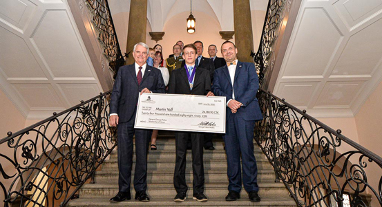 Držitelem stipendia generála Pattona je Martin Volf