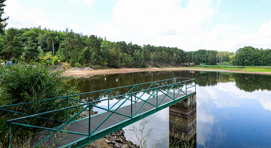 Město opravuje přeliv Šídlovského rybníka