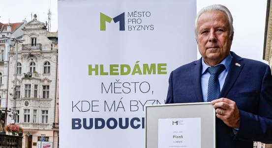 I letos je Plzeň krajským vítězem výzkumu Město pro byznys