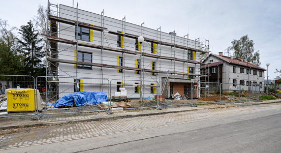 V revitalizované lokalitě Zátiší stojí již osm nových bytových domů