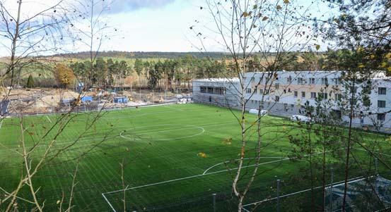 Rekonstrukce sportovního areálu Prokopávka značně pokročila