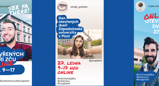 Západočeská univerzita v Plzni otevře své dveře online
