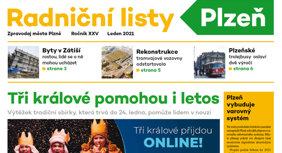 Přečtěte si lednové Radniční listy