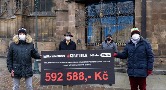 Plzeňská #Copatutoje vynesla už téměř 600 tisíc pro onkologickou kliniku