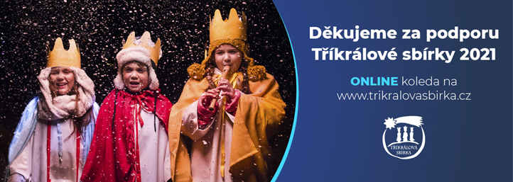 Tříkrálová sbírka - vizuál akce