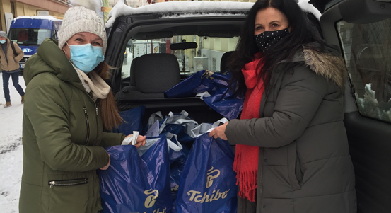 Káva a další produkty poputují mj. k těm, kteří se starají o osoby bez domova