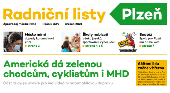 Přečtěte si březnové Radniční listy