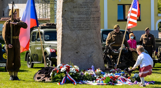 Kyšice uctily památku Československé samostatné obrněné brigády, Slavnosti svobody vrcholí v neděli leteckou přehlídkou