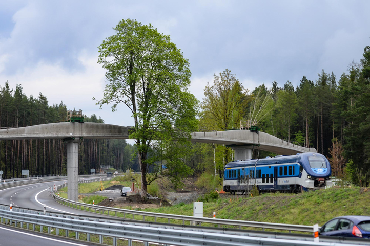 Nová lávka u Kamenného rybníka (fotografie: M. Pecuch)