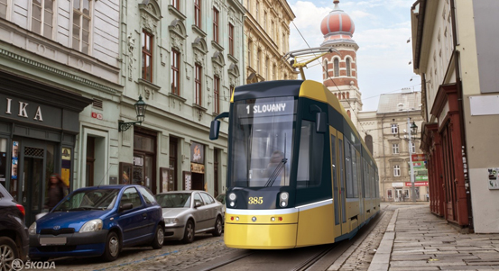 V Plzni bude jezdit první chytrá tramvaj. Díky připojení k 5G síti bude doprava ve městě plynulejší a bezpečnější