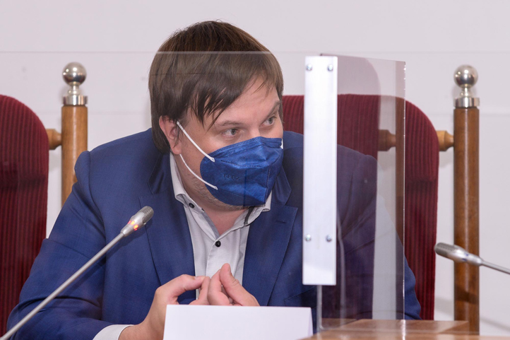Ze zasedání Městského žákovského parlamentu (fotografie: M. Pecuch)