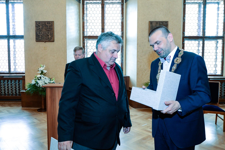 Předání ocenění (fotografie: M. Pecuch)
