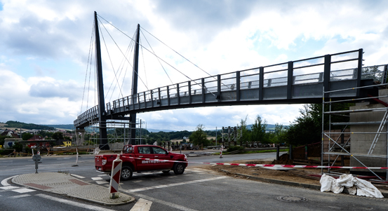 Nová lávka v Koterově začne sloužit chodcům a cyklistům od pátku 1. října