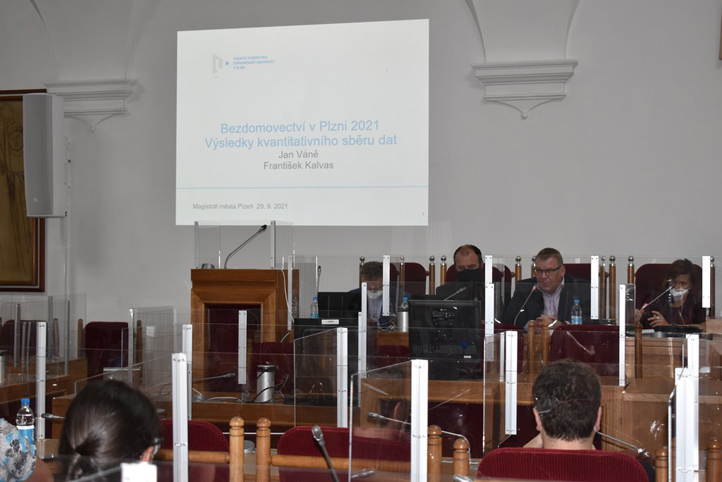 Prezentace studie na plzeňské radnici (foto: A. Jarošová)
