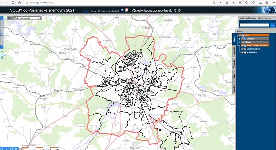 Přes mapový portál města mohou Plzeňané vyhledat volební místnosti